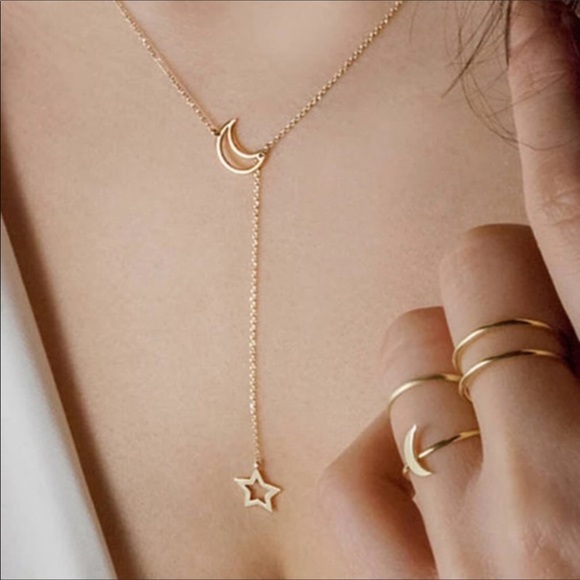 Jewelry - 💚moon star necklace